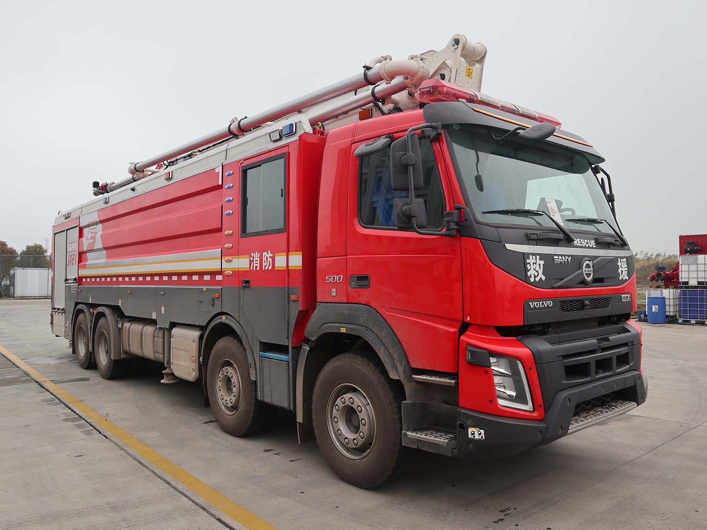 三一牌SYM5433JXFJP21舉高噴射消防車公告圖片