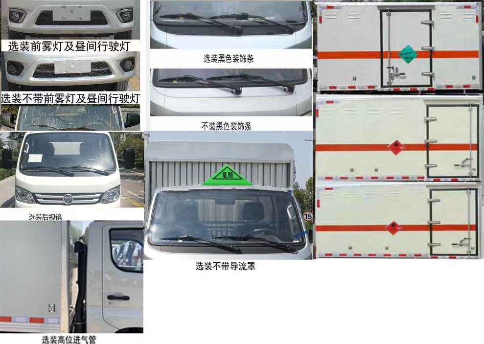 洁星牌BCH5030XRQ-6易燃气体厢式运输车公告图片