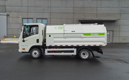 大运牌CGC5045ZLJBEV1Z1纯电动自卸式垃圾车公告图片