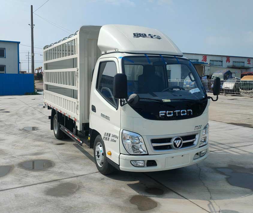福田牌BJ5031CCY4JV5-AA1仓栅式运输车公告图片