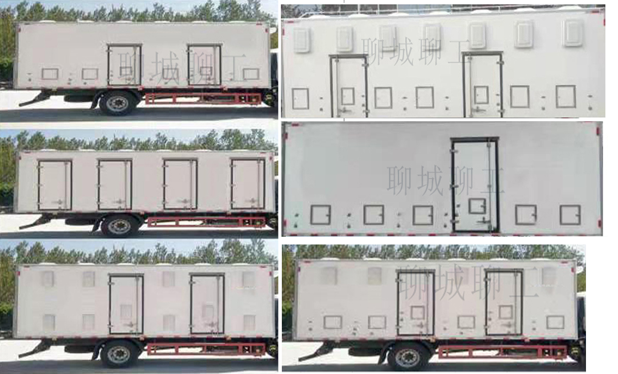聊工牌HTL5182XCQ6BJ雛禽運輸車公告圖片