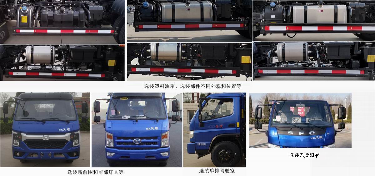 时风牌SSF5046ZXXDP43S-W车厢可卸式垃圾车公告图片