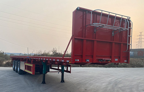 鑫铭宇牌13米34.7吨3轴平板运输半挂车(LXH9401TPB)