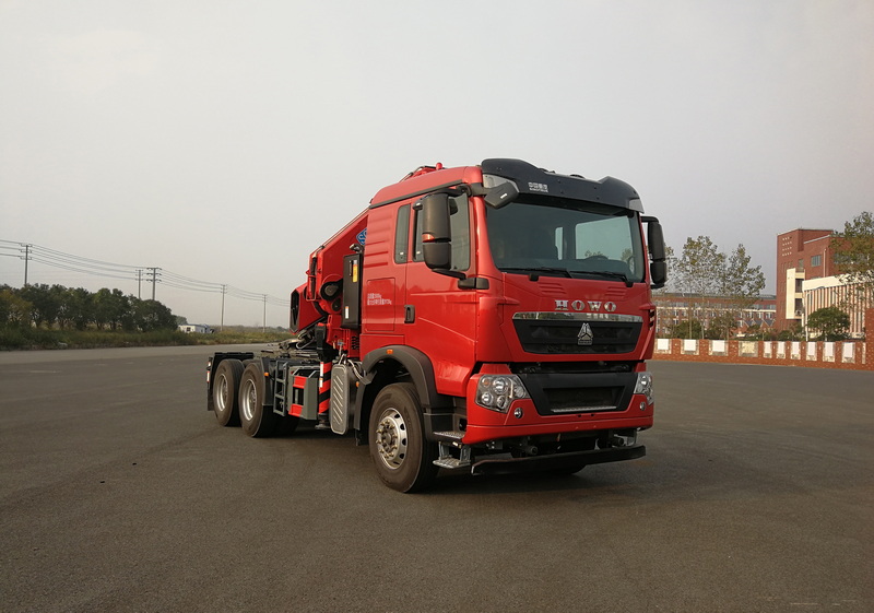 豪沃牌ZZ5257JQQV404GF1隨車式起重牽引運(yùn)輸車公告圖片