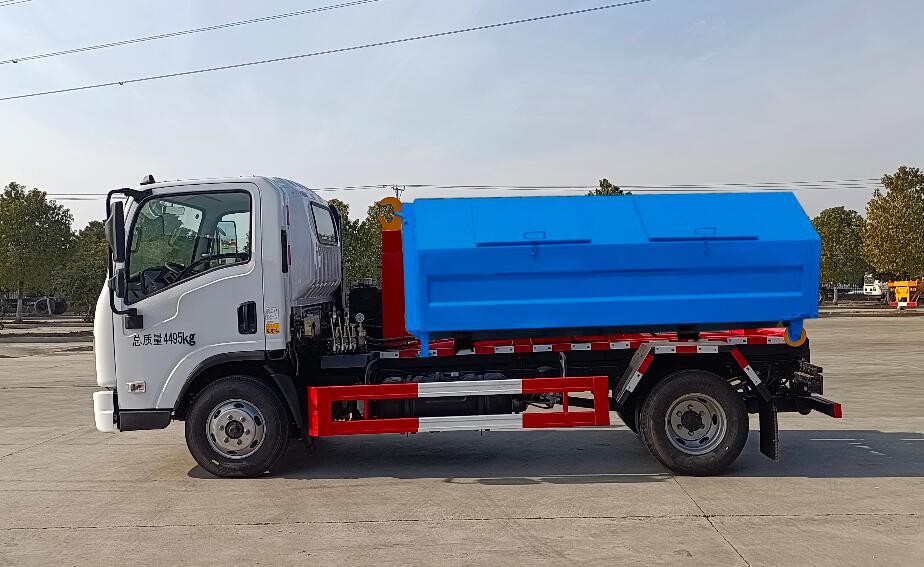 程力牌CL5040ZXX6HW车厢可卸式垃圾车公告图片