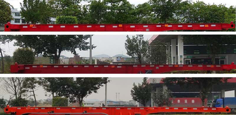 驰田金钢牌EXQ9400TJZ集装箱运输半挂车公告图片