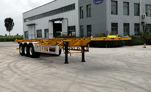 勇超牌12.4米34.2吨3轴集装箱运输半挂车(YXY9400TJZ)