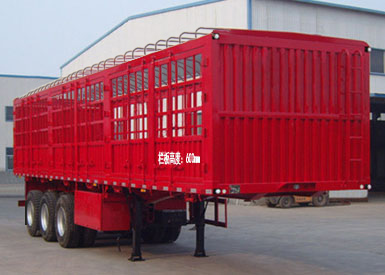 景阳岗牌10.5米34.8吨3轴仓栅式运输半挂车(SFL9409CCY)