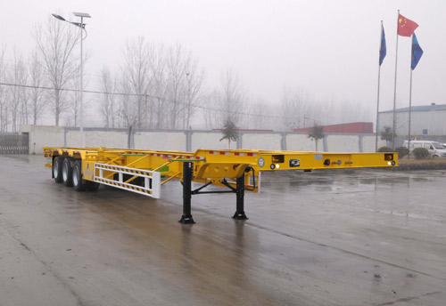 勇超牌14米34.5吨3轴集装箱运输半挂车(YXY9405TJZE)