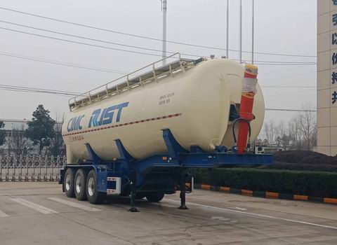 瑞江牌11.2米32.7吨3轴中密度粉粒物料运输半挂车(WL9409GFLW)