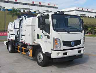 FLM5120ZZZDTBEV型纯电动自装卸式垃圾车图片