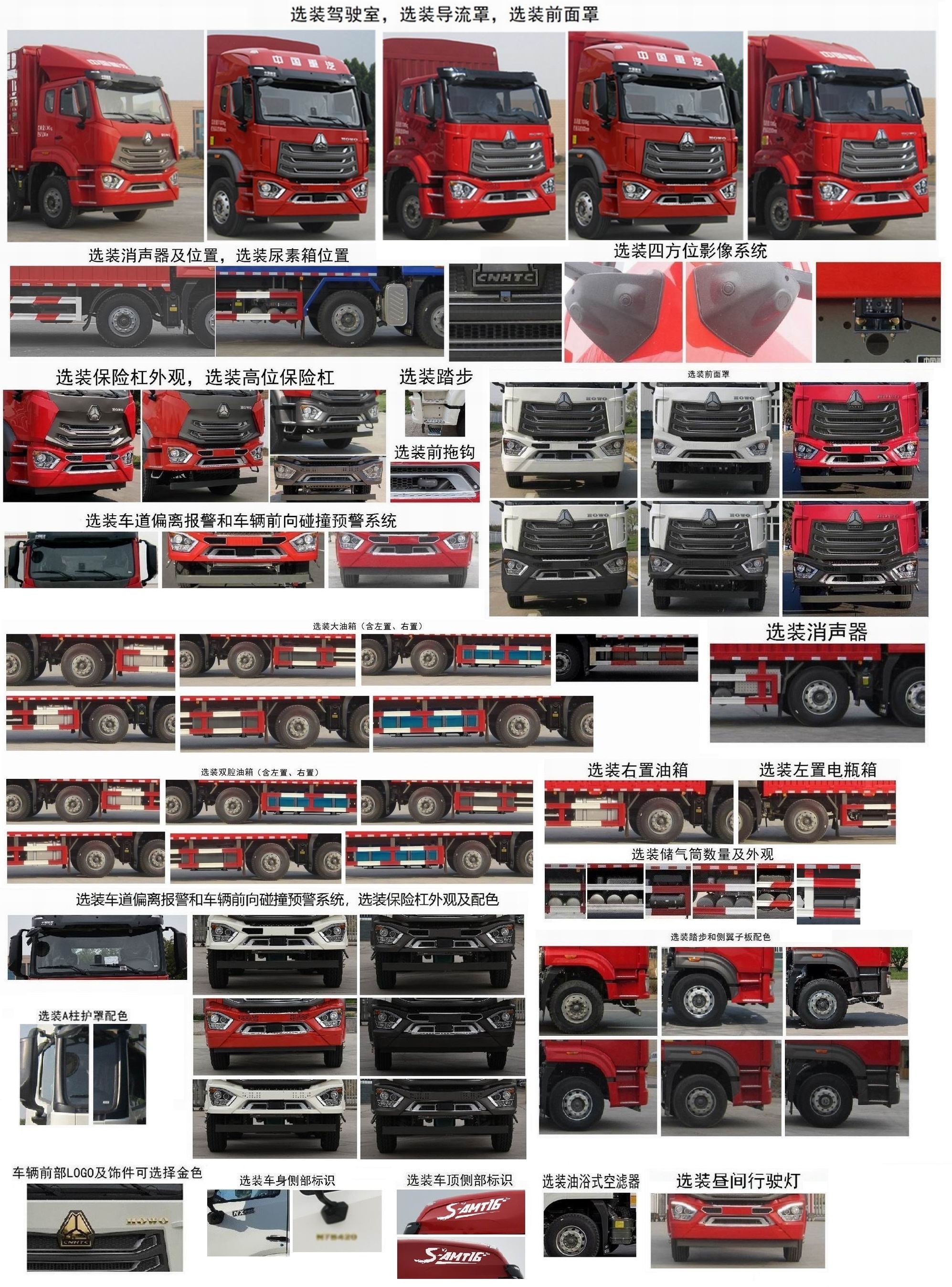 豪沃牌ZZ5257CCYN43CJF1倉柵式運(yùn)輸車公告圖片