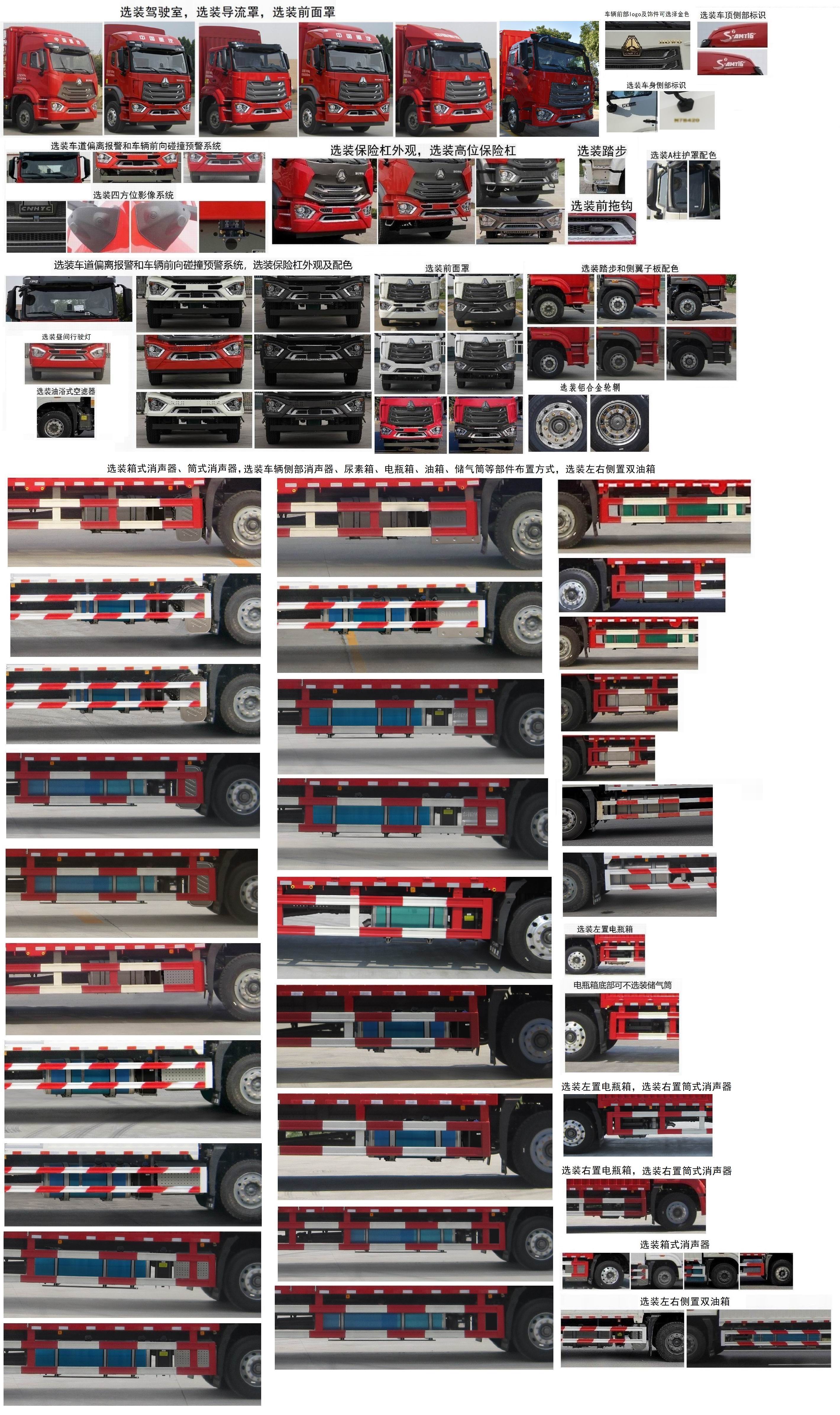 豪沃牌ZZ5187CCYK511JF1仓栅式运输车公告图片