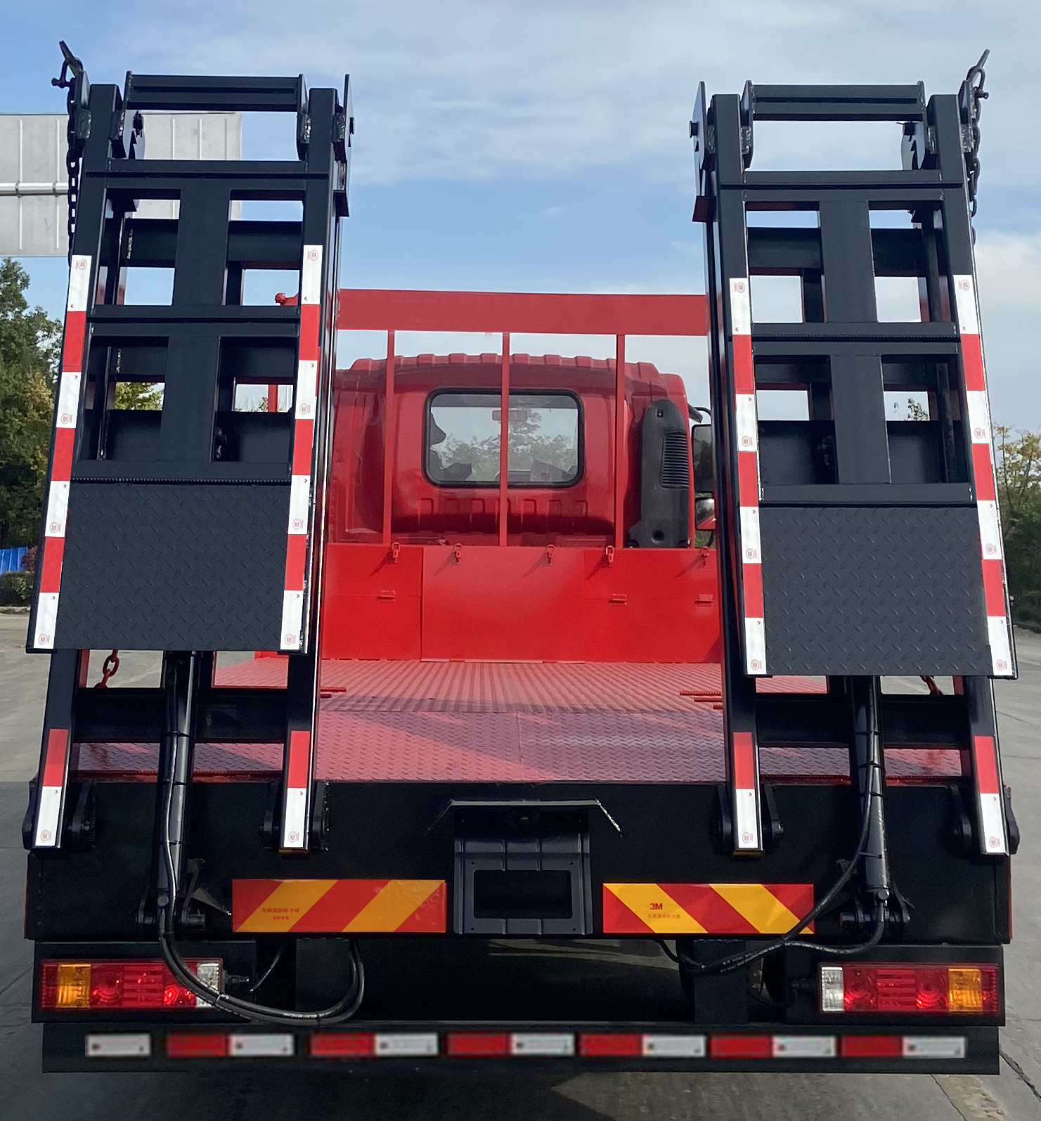 陜汽牌SX5250TPBGP6509平板運(yùn)輸車(chē)公告圖片