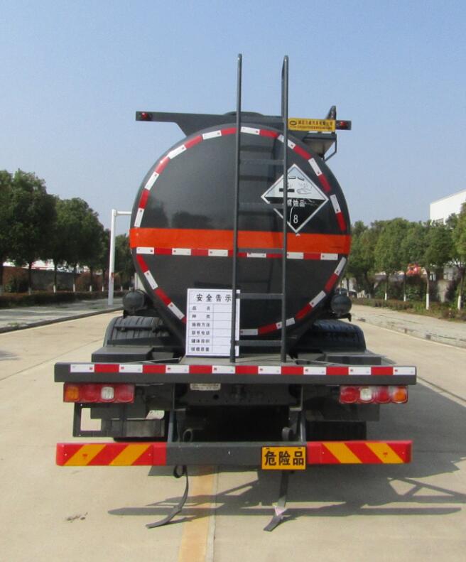 中汽力威牌HLW5260GFWS6腐蚀性物品罐式运输车公告图片