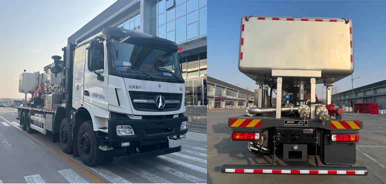 杰瑞牌JR5312TYL壓裂車公告圖片