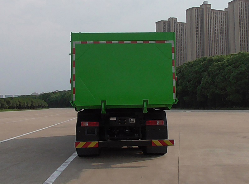 紅巖牌CQ5317ZLJEV09306自卸式垃圾車公告圖片