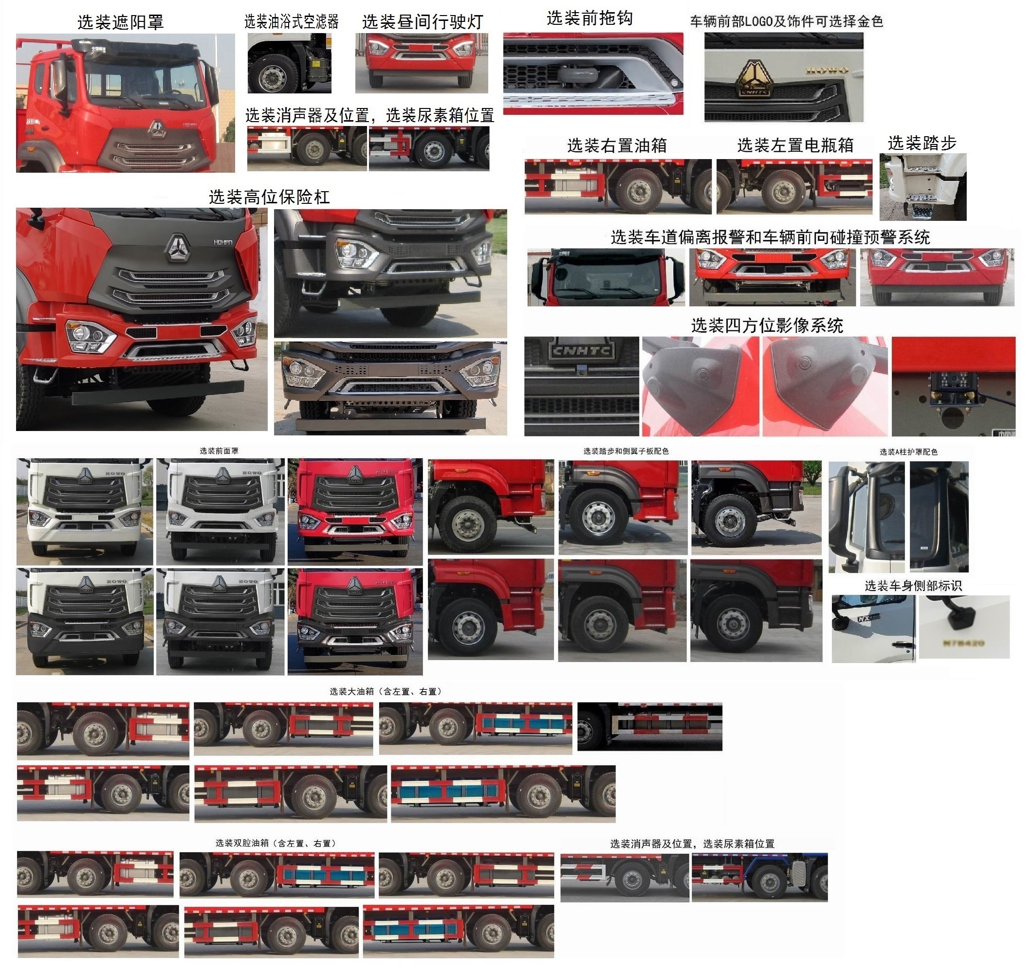 豪沃牌ZZ5257TPBN43CJF1平板運(yùn)輸車(chē)公告圖片