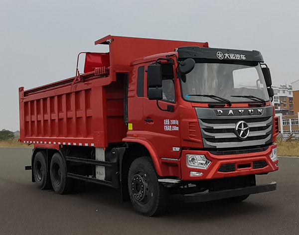 dyq3250d6de大运牌245马力后双桥后八轮柴油58米国六自卸汽车