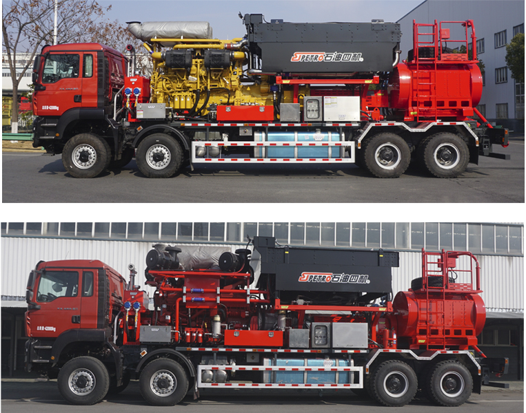 四機(jī)牌SJX5420TYL140壓裂車公告圖片