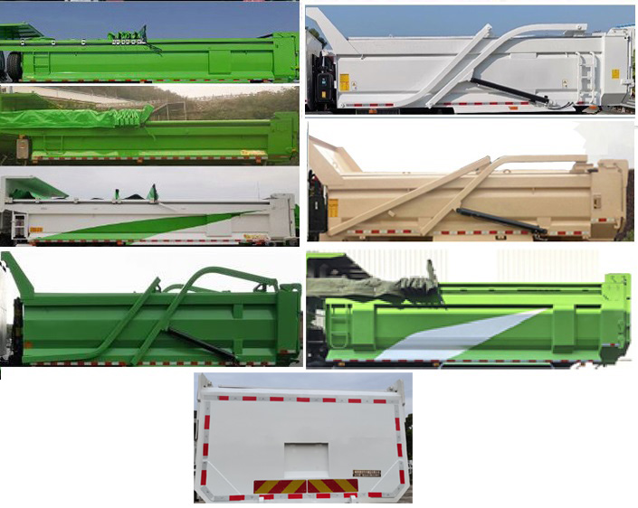 東風牌EQ5310ZLJPBEV純電動自卸式垃圾車公告圖片