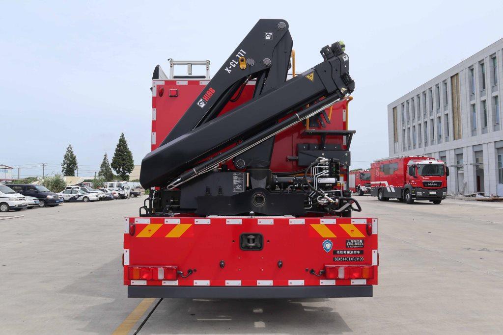 上格牌SGX5140TXFJY120搶險(xiǎn)救援消防車公告圖片