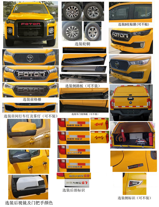 福田牌BJ5037XGC-6A工程车公告图片