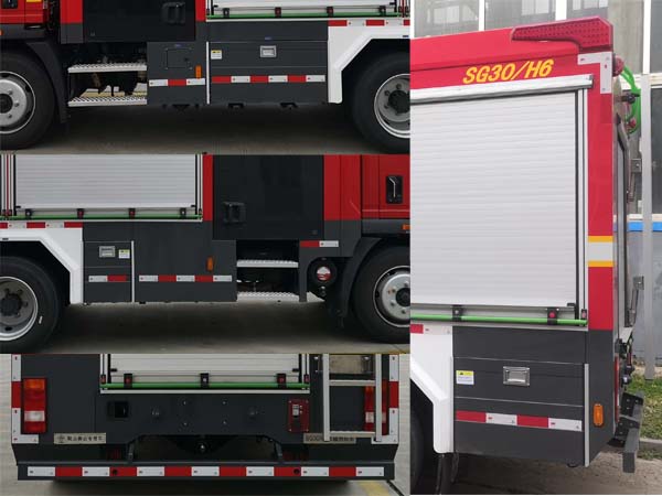 鯨象牌AS5103GXFSG30/H6水罐消防車公告圖片