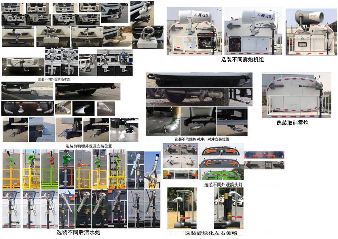 东风牌EQ5160GPSSEH6绿化喷洒车公告图片