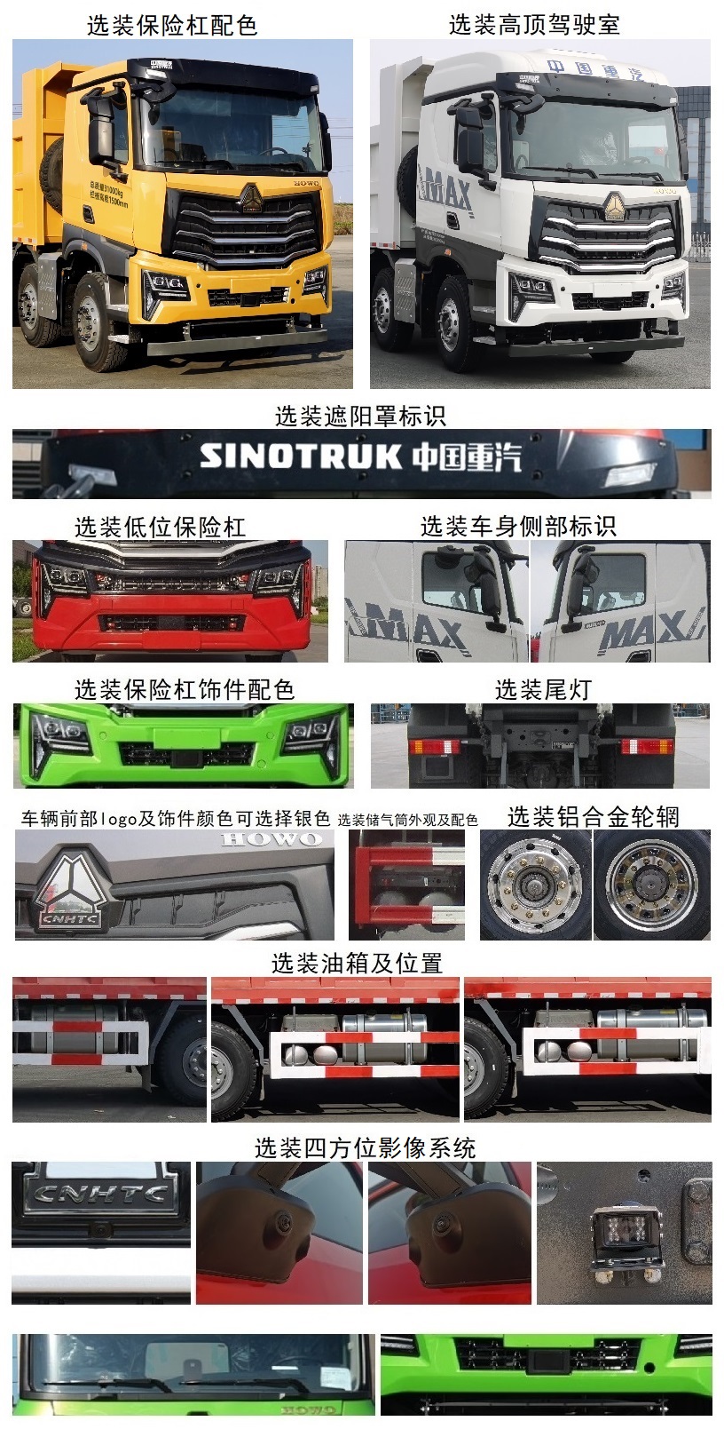 豪沃牌ZZ5317ZLJV406KF1自卸式垃圾車公告圖片