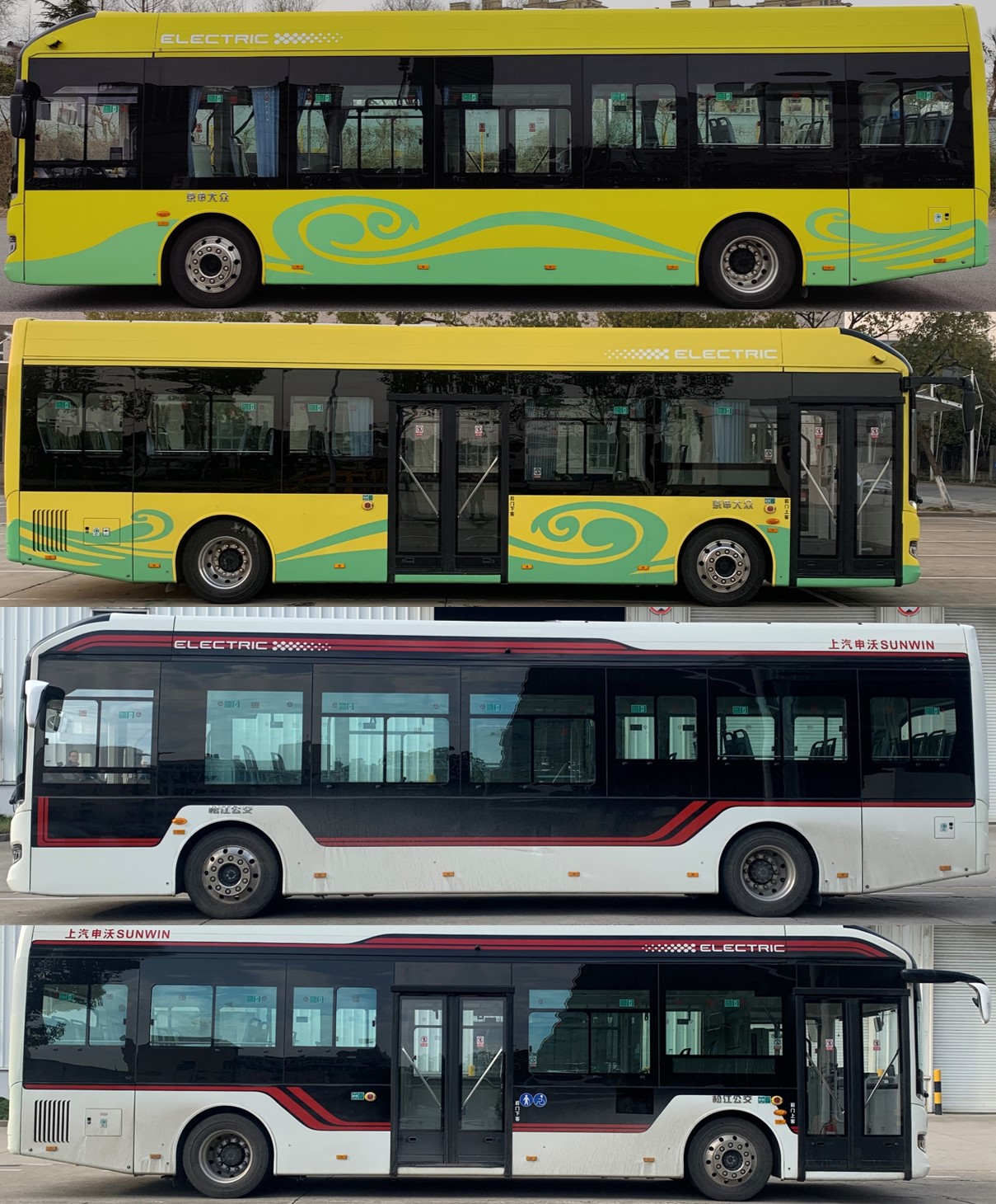 申沃牌SWB6109EV14G纯电动低地板城市客车公告图片