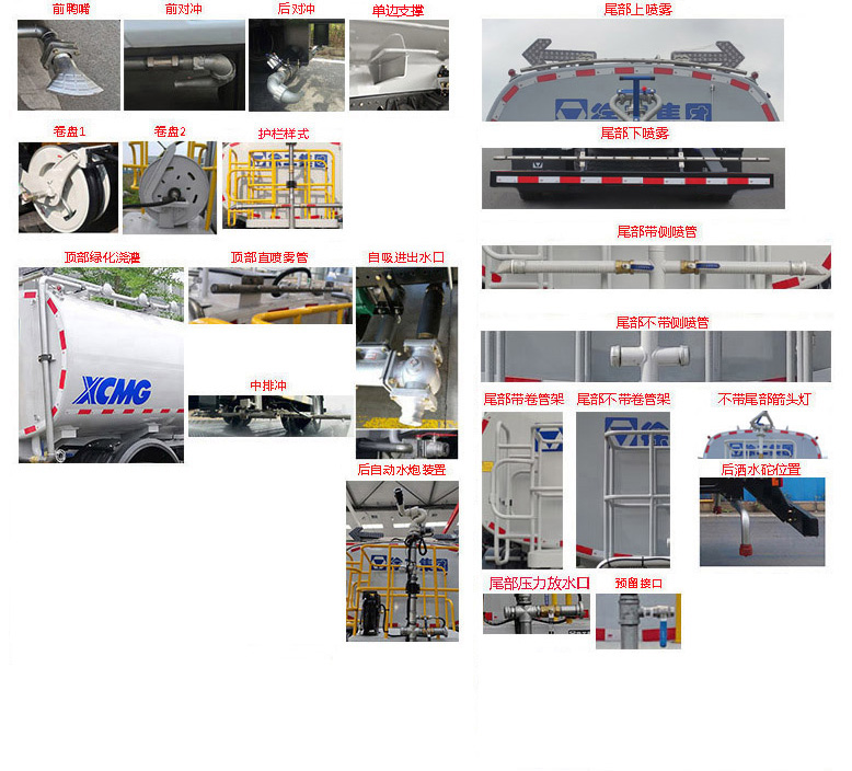 徐工牌DXA5184GPSD6绿化喷洒车公告图片