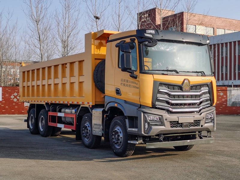 豪沃牌ZZ5317ZLJV386KF1自卸式垃圾車公告圖片