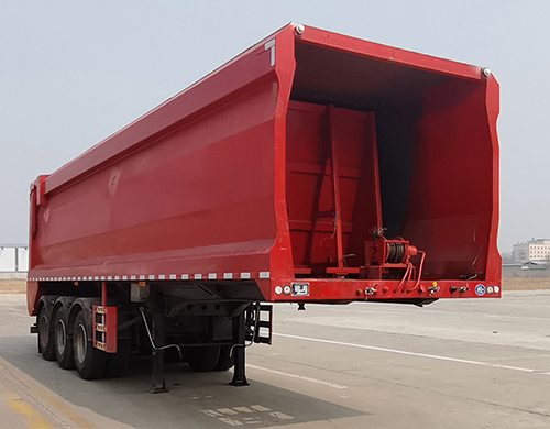 鑫浩林牌10米31.7吨3轴垃圾转运半挂车(XHL9400ZLJ)