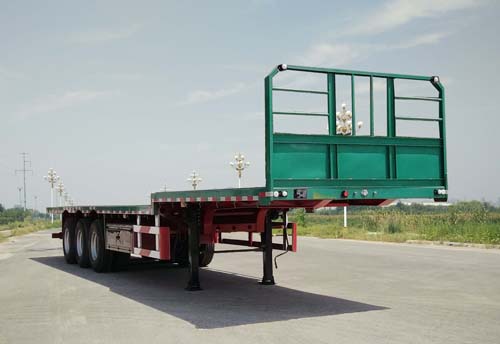 君宇广利牌13米34.5吨3轴平板运输半挂车(ANY9400TPBE)