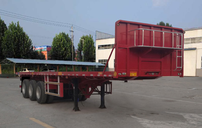 佳郓牌11.5米34.5吨3轴平板运输半挂车(LFY9402TPB)