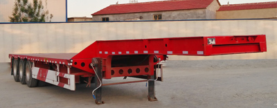 瑞郓牌13.8米33.5吨3轴低平板半挂车(YRD9400TDP)
