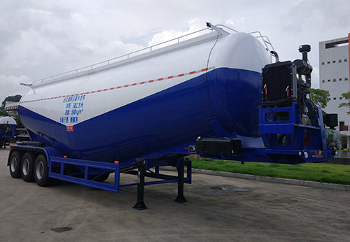 明威牌12.1米30.5吨3轴低密度粉粒物料运输半挂车(CMW9401GFL)