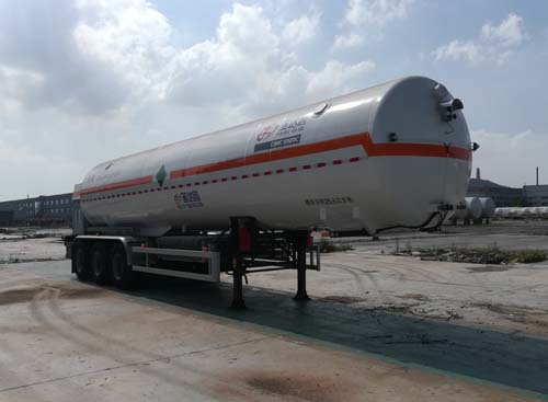 圣达因牌12.3米27.4吨3轴低温液体运输半挂车(SDY9403GDYY2)