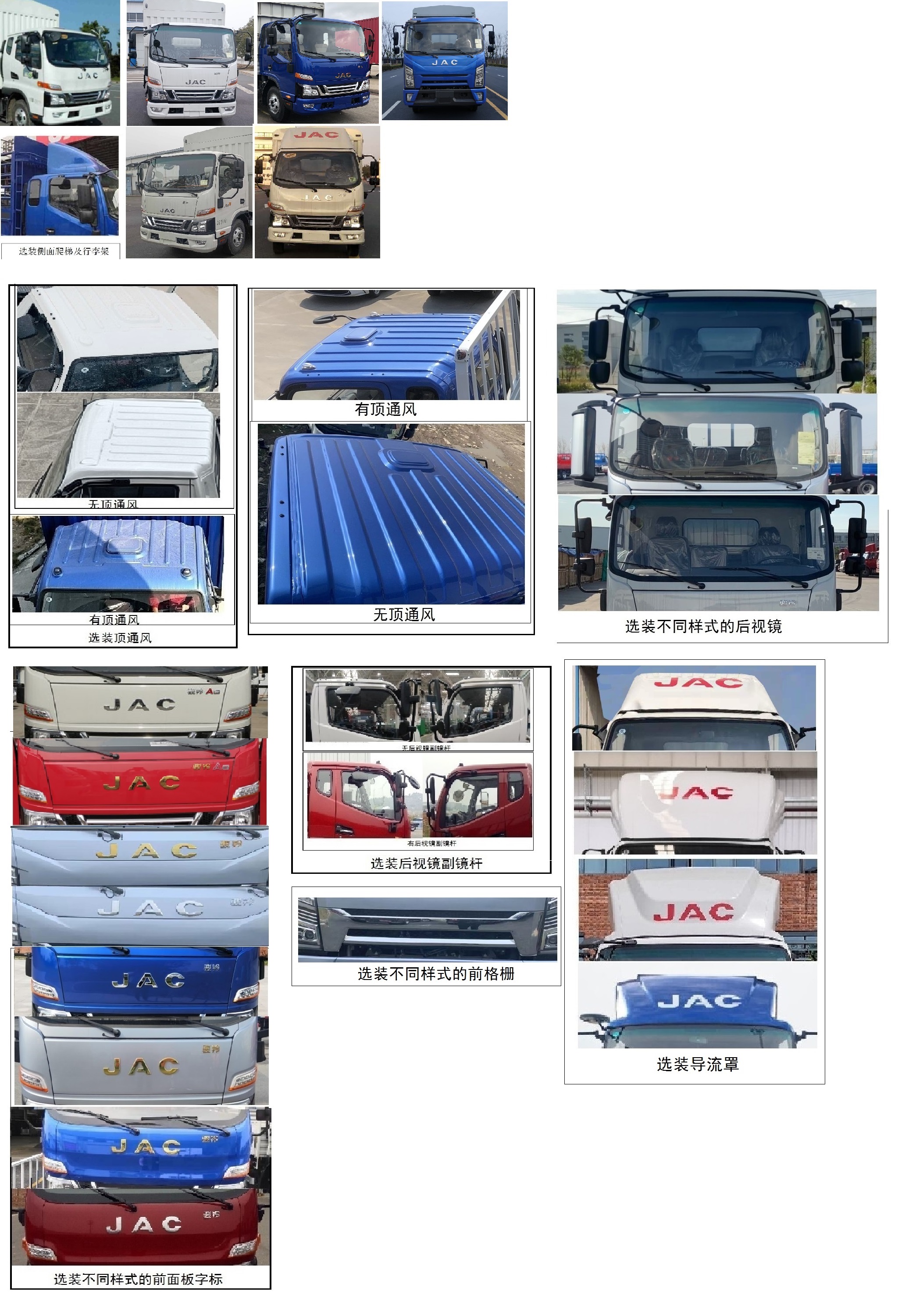 江淮牌HFC5048CCYP31K5C7S倉(cāng)柵式運(yùn)輸車公告圖片