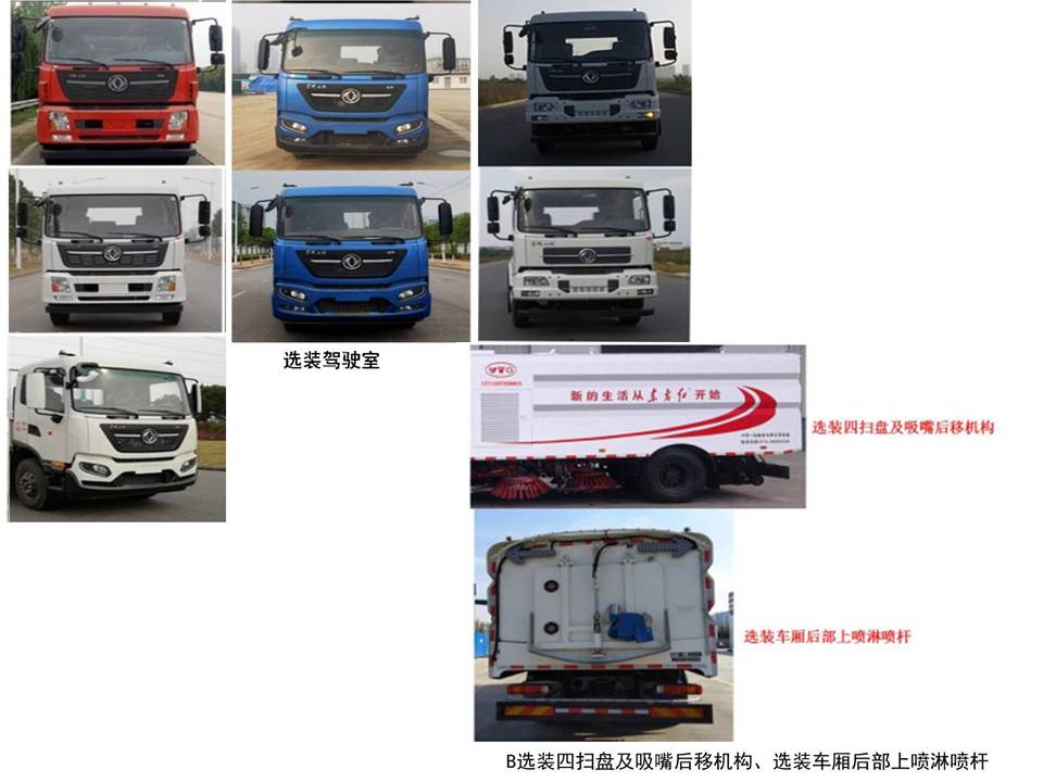 東方紅牌LT5181TXSDF洗掃車公告圖片