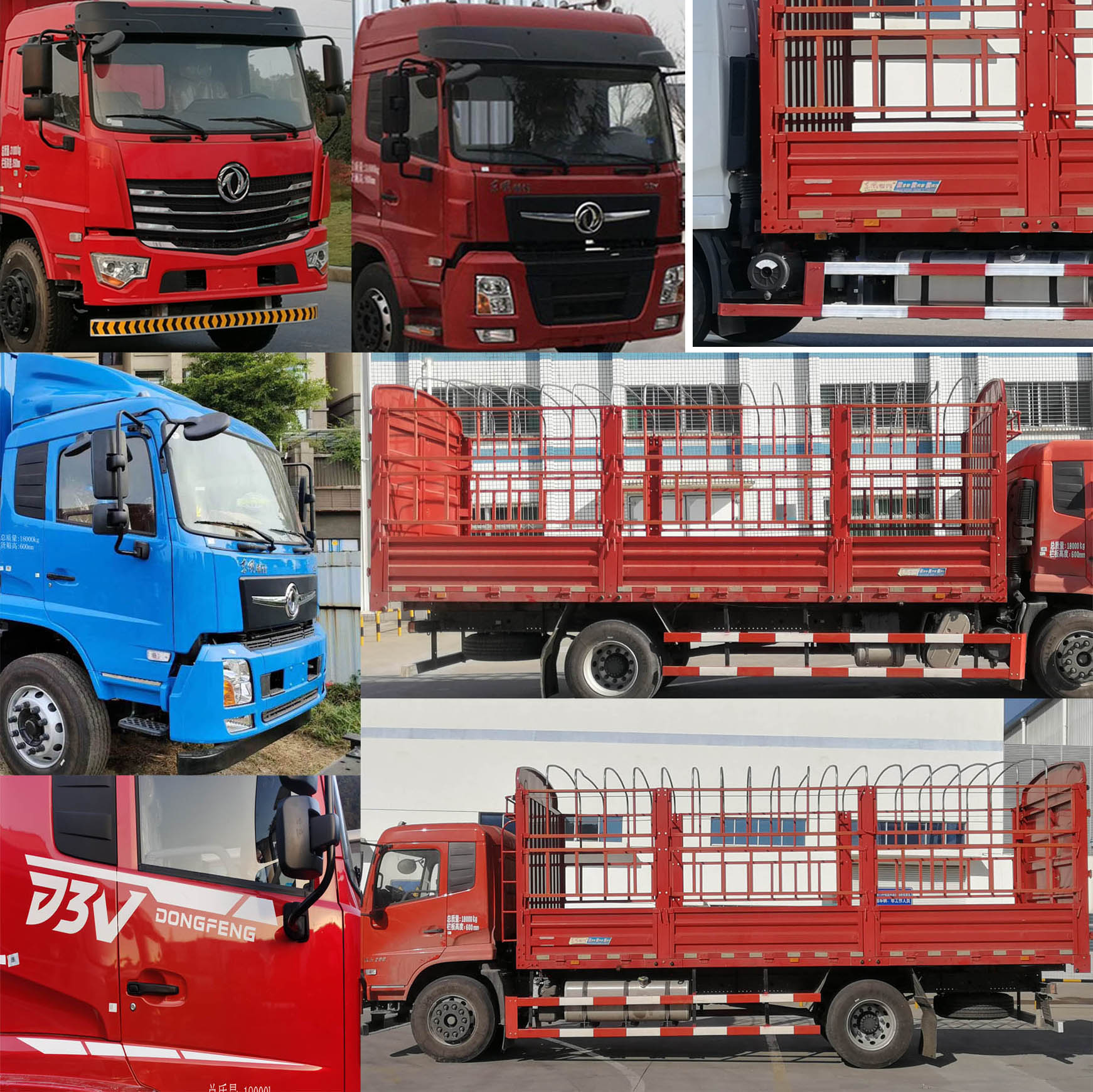 東風(fēng)牌DFV5183CCYGP6D倉柵式運(yùn)輸車公告圖片