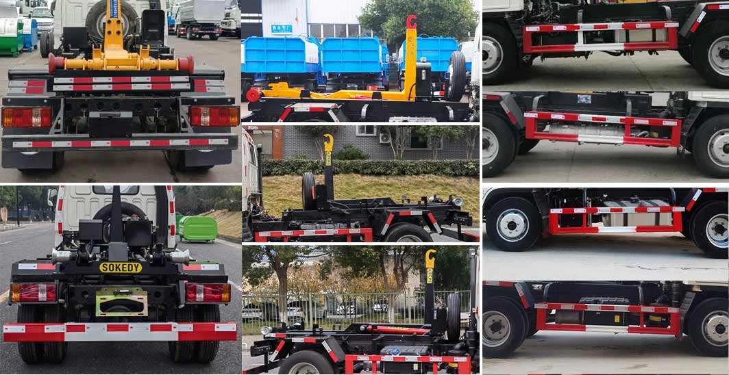 程力威牌CLW5041ZXXB6車(chē)廂可卸式垃圾車(chē)公告圖片