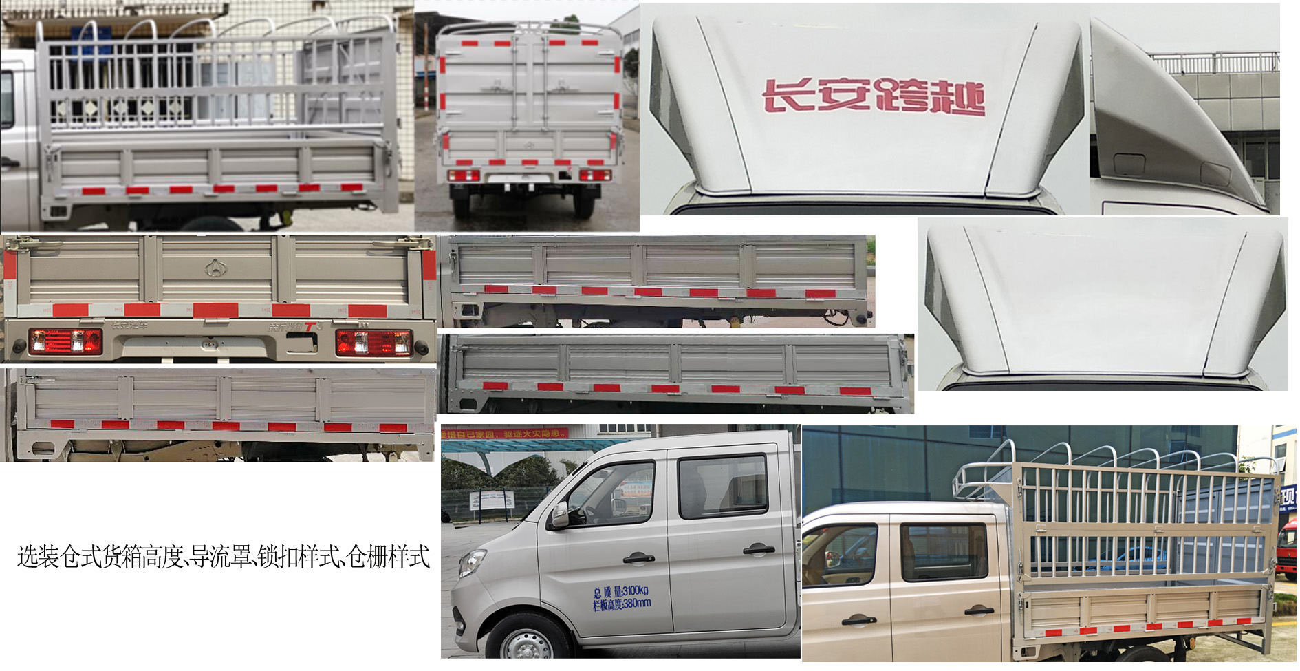 長安牌SC5031CCYTFS6B1倉柵式運輸車公告圖片