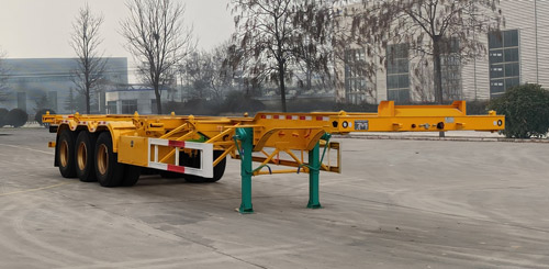 元永达牌12.5米34.5吨3轴集装箱运输半挂车(ZYD9401TJZE40)