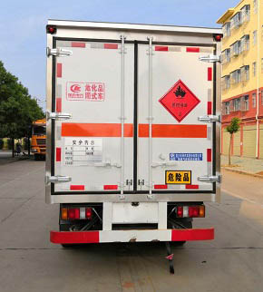程力威牌CLW5041XRYJ6易燃液体厢式运输车公告图片