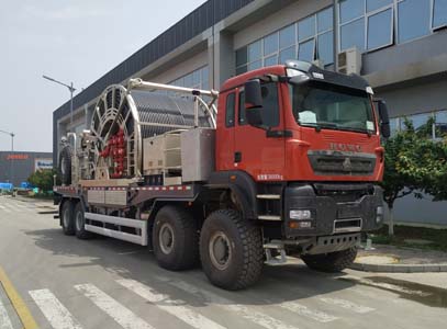 杰瑞牌JR5580TLG連續(xù)油管作業(yè)車公告圖片