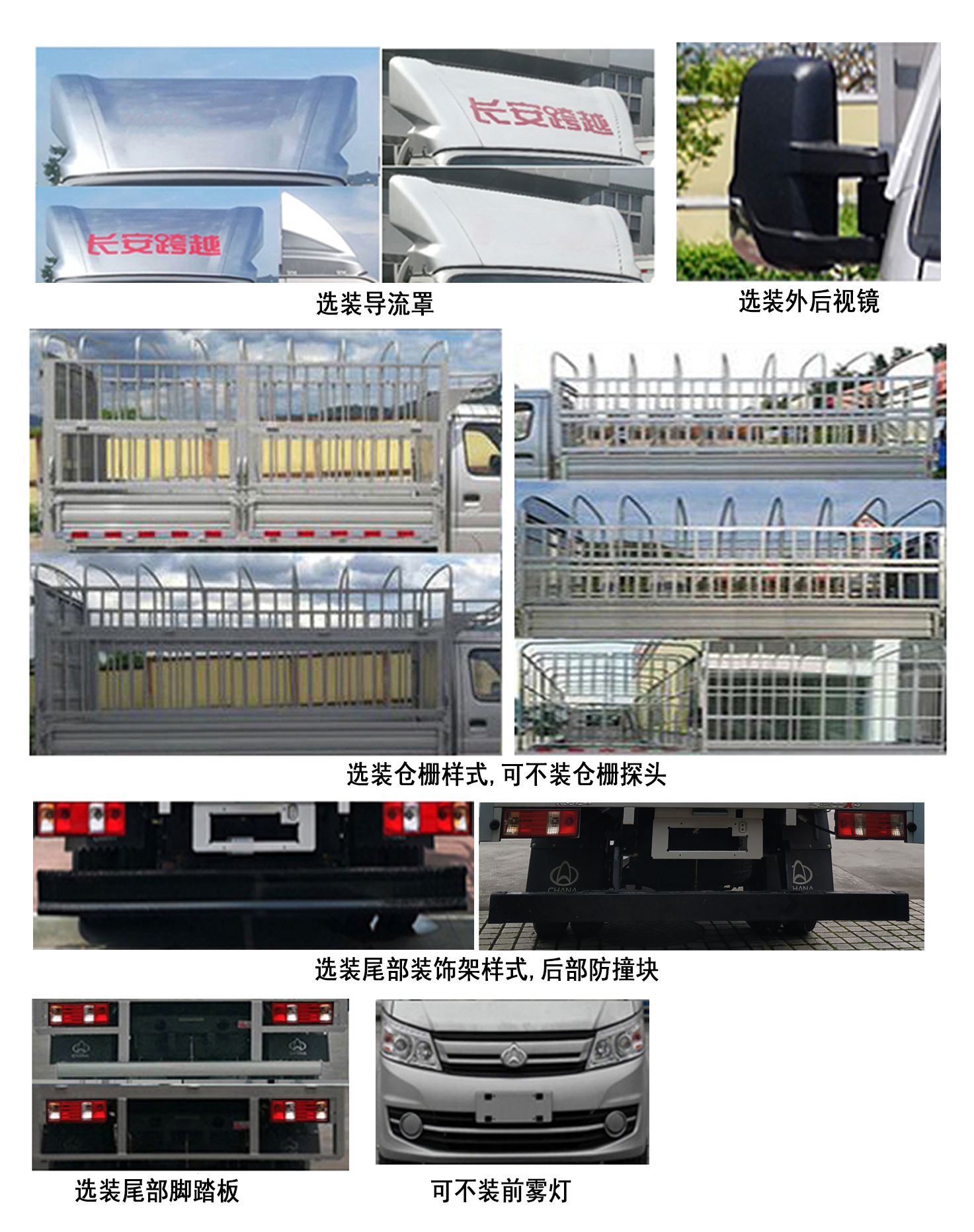 長安牌CKS5034CCYFRD6B2倉柵式運(yùn)輸車公告圖片