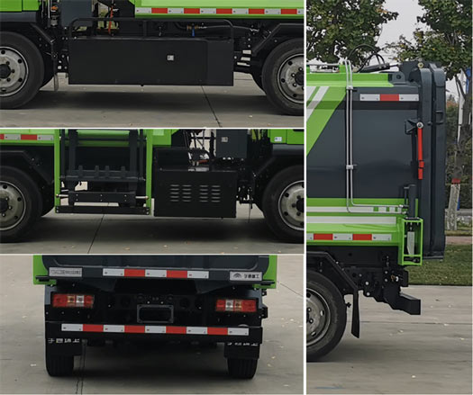 宇通牌YTZ5043ZZZD0BEV纯电动自装卸式垃圾车公告图片