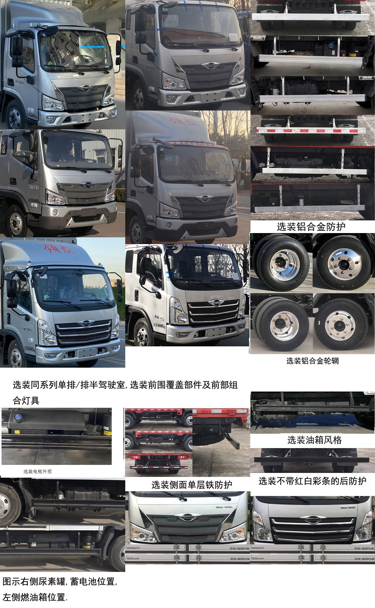 福田牌BJ5046XXY8JBA-50厢式运输车公告图片
